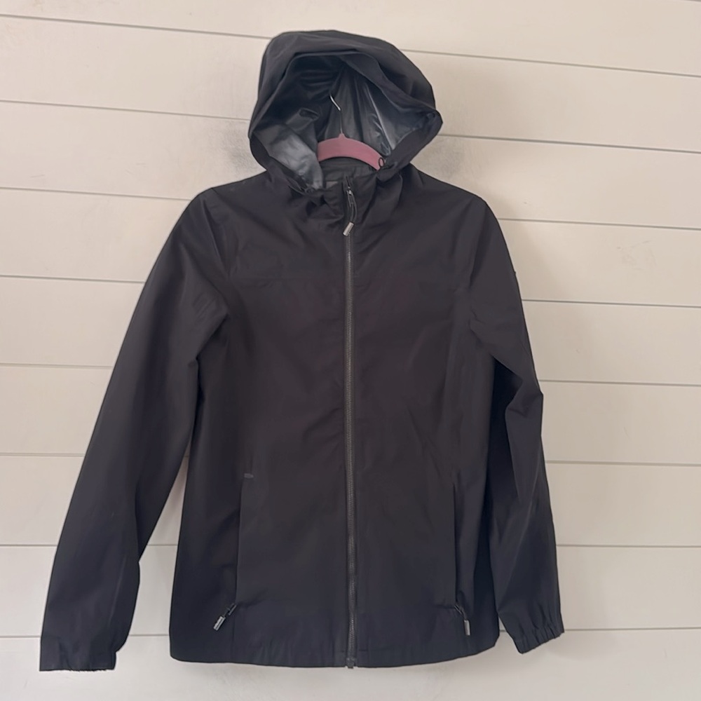 Lole Size XS Lainey Rain Jacket Durable Water Repellent (DWR) Breathable Black - Picture 4 of 17